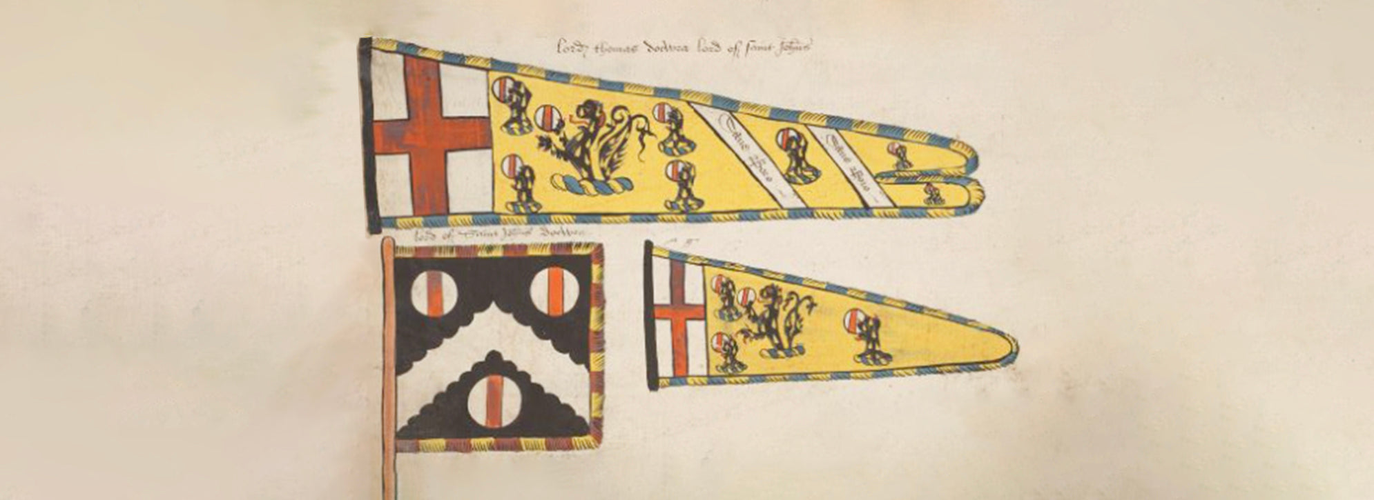 Planche De Stickers Bannières Et Drapeaux Warhammer Bretonnie - Old World 1992