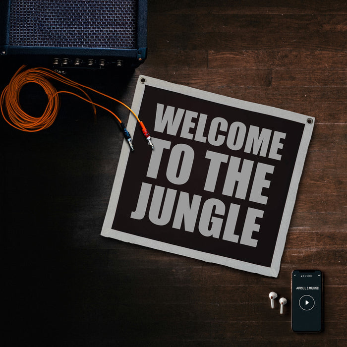 Music themed felt banner