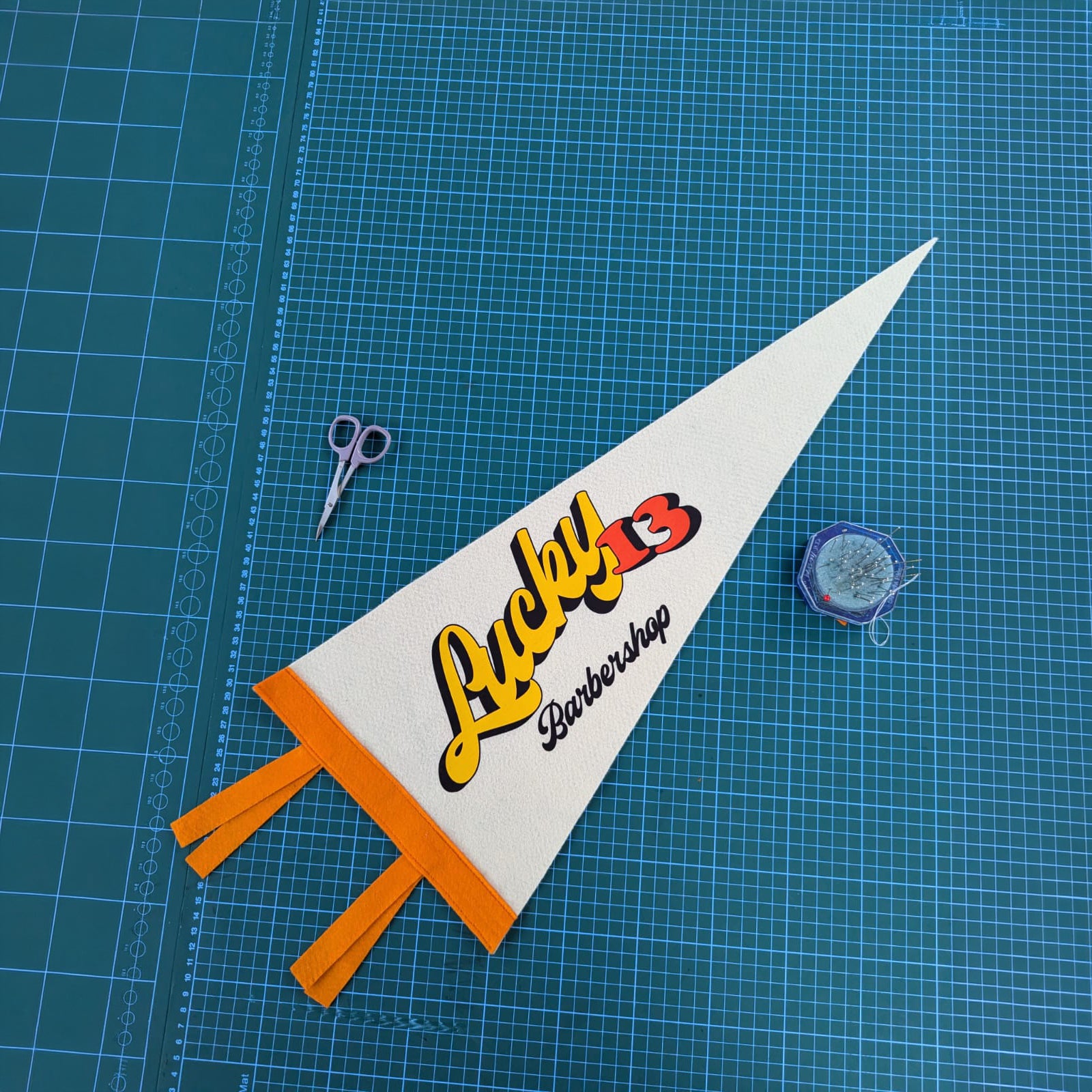 Custom Standard Felt Pennant - Small
