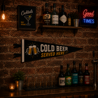 Custom Transfer Printed Pennant - Large